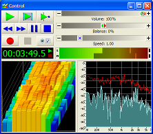 GoldWave Control Window